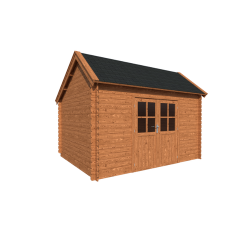 Image of BLOKHUT LUXEMBURG: VOLLEDIG BRUIN