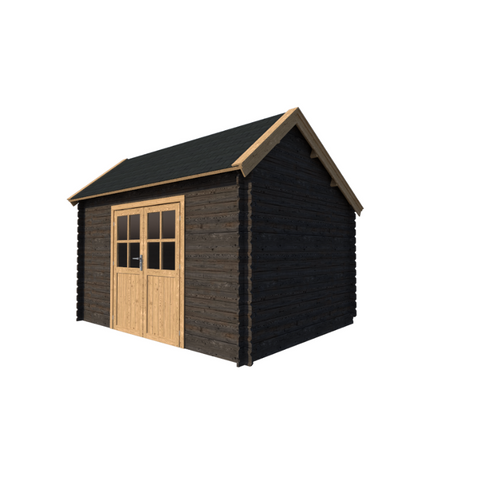 Image of BLOKHUT LUXEMBURG: ZWART + EIKEN