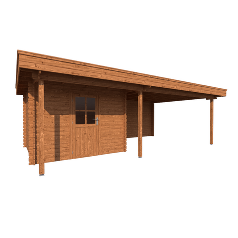 Image of TUINHUIS BRUSSEL: VOLLEDIG BRUIN - PLAT DAK