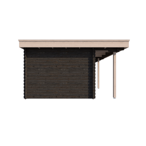 Image of TUINHUIS BRUSSEL: ZWART + WIT - PLAT DAK