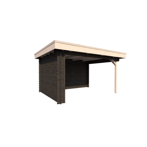 Image of OVERKAPPING ROME: ZWART + WIT - PLAT DAK