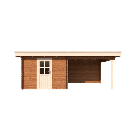 Image of TUINHUIS AMSTERDAM: BRUIN + WIT - PLAT DAK