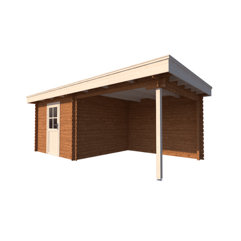 Image of TUINHUIS AMSTERDAM: BRUIN + WIT - PLAT DAK