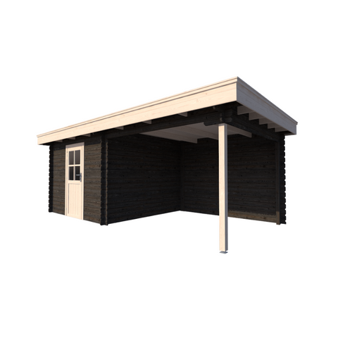 Image of TUINHUIS AMSTERDAM: ZWART + WIT - PLAT DAK