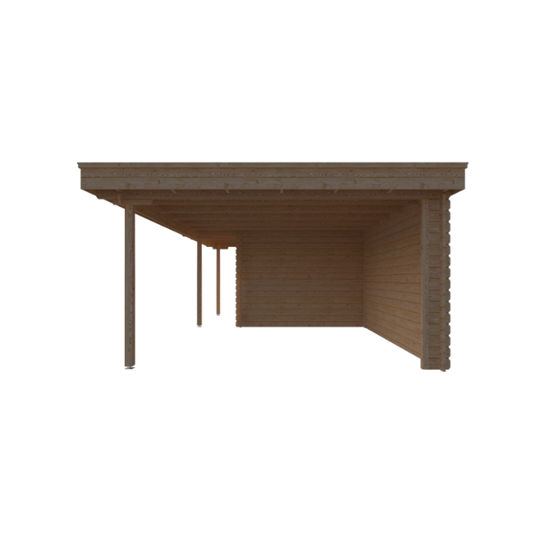 TUINHUIS BRUSSEL: VOLLEDIG BLANK - PLAT DAK