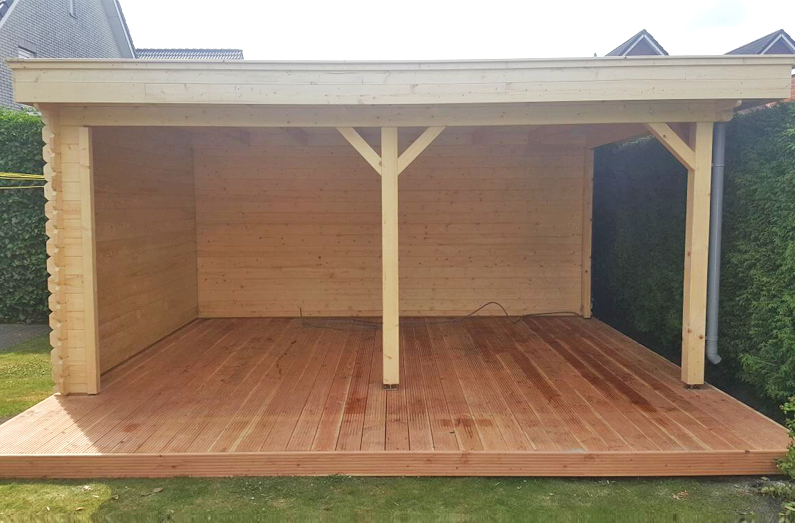 OVERKAPPING ROME: BRUIN + WIT - PLAT DAK