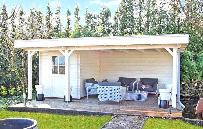 TUINHUIS BRUSSEL: VOLLEDIG BLANK - PLAT DAK