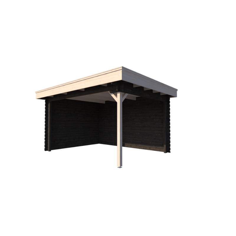 OVERKAPPING ROME: ZWART + WIT - PLAT DAK