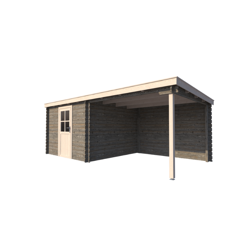 TUINHUIS BERLIJN: ANTRACIET + WIT - LESSENAAR